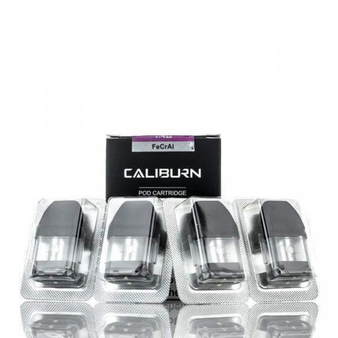 Cartidge Uwell Caliburn Replacement Cartridge Pod 1,4 Ohm 2ml (1pack 4pcs) - Beli di Vap Store