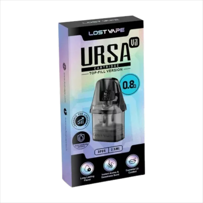 Cartridge Ursa V3 Top Fill Lost Vape - Harga & Spesifikasi