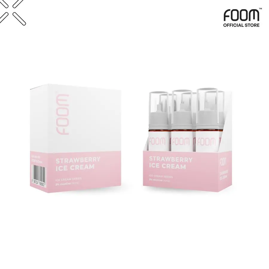 Foom Strawberry Ice Cream Salt Nic 15ml - Foto 2