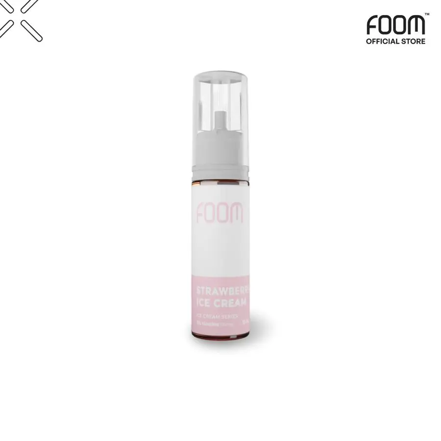 Foom Strawberry Ice Cream Salt Nic 15ml - Harga & Spesifikasi