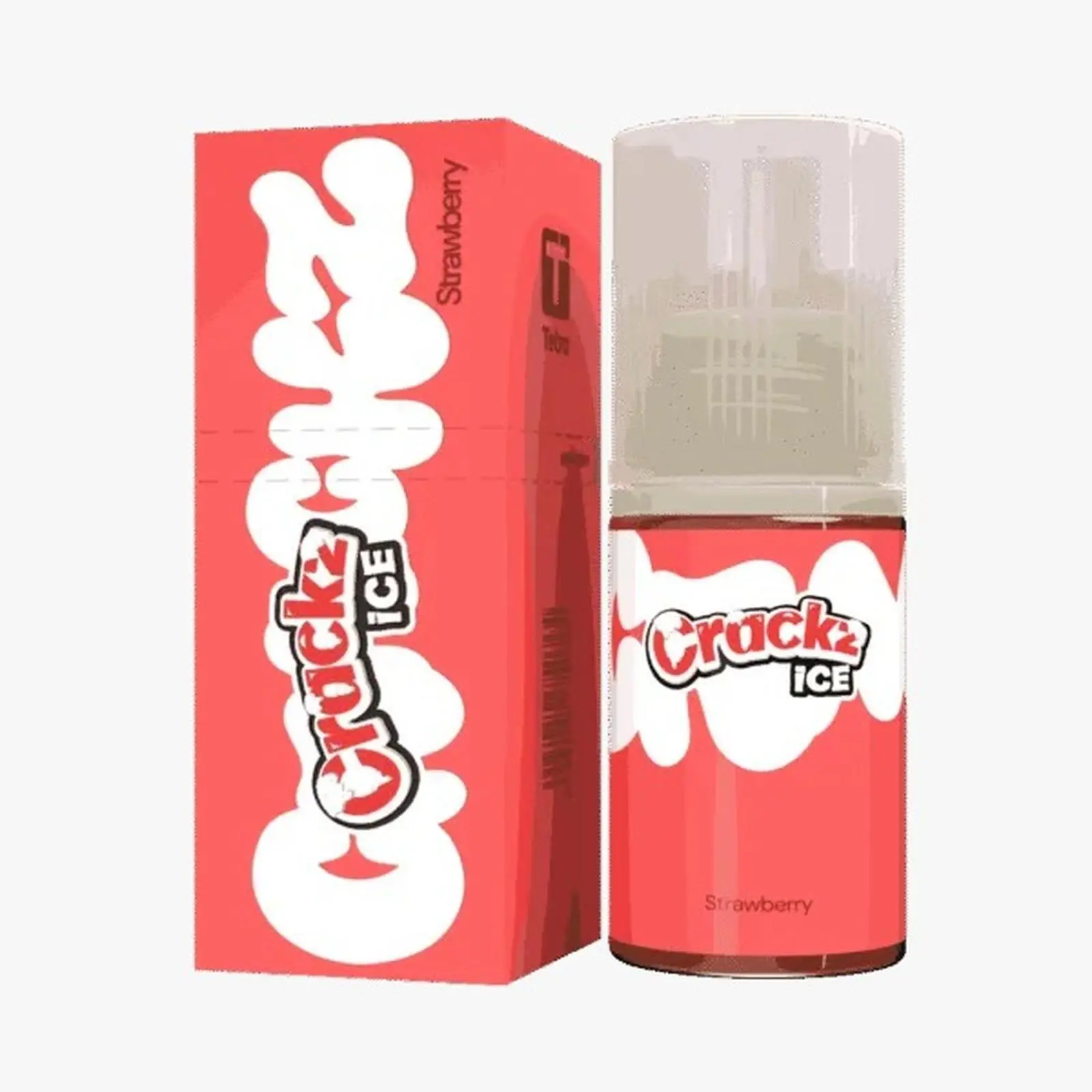 Liquid Crackz Ice Strawberry Salt Nic 30ml Crackz Ice - Vap Store