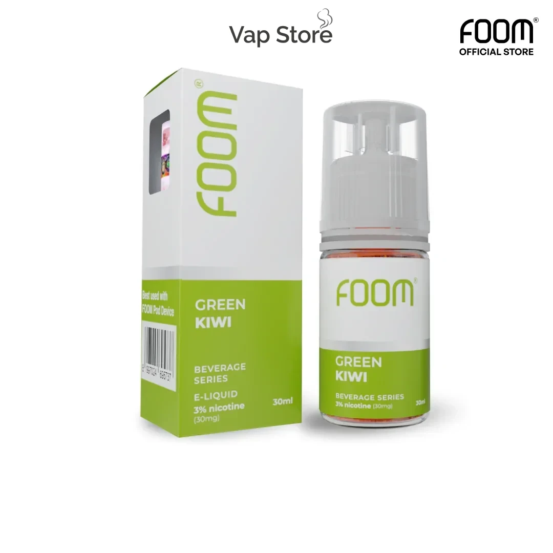 Liquid Foom Green Kiwi Salt  Nic 30ml 30MG - Foto Produk Vap Store
