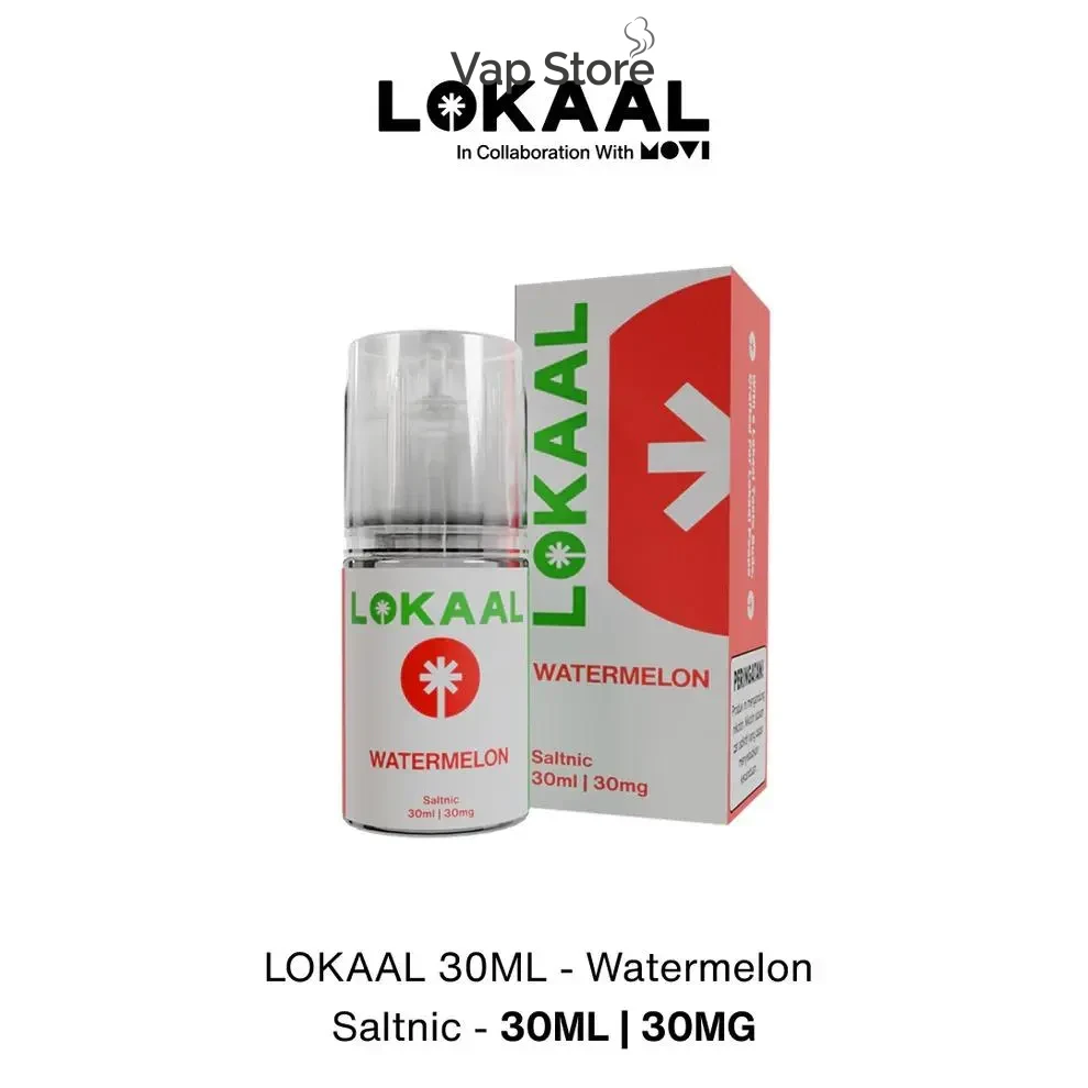 Liquid Lokaal Watermelon Salt Nic 30ml 30MG MOVI - Vap Store