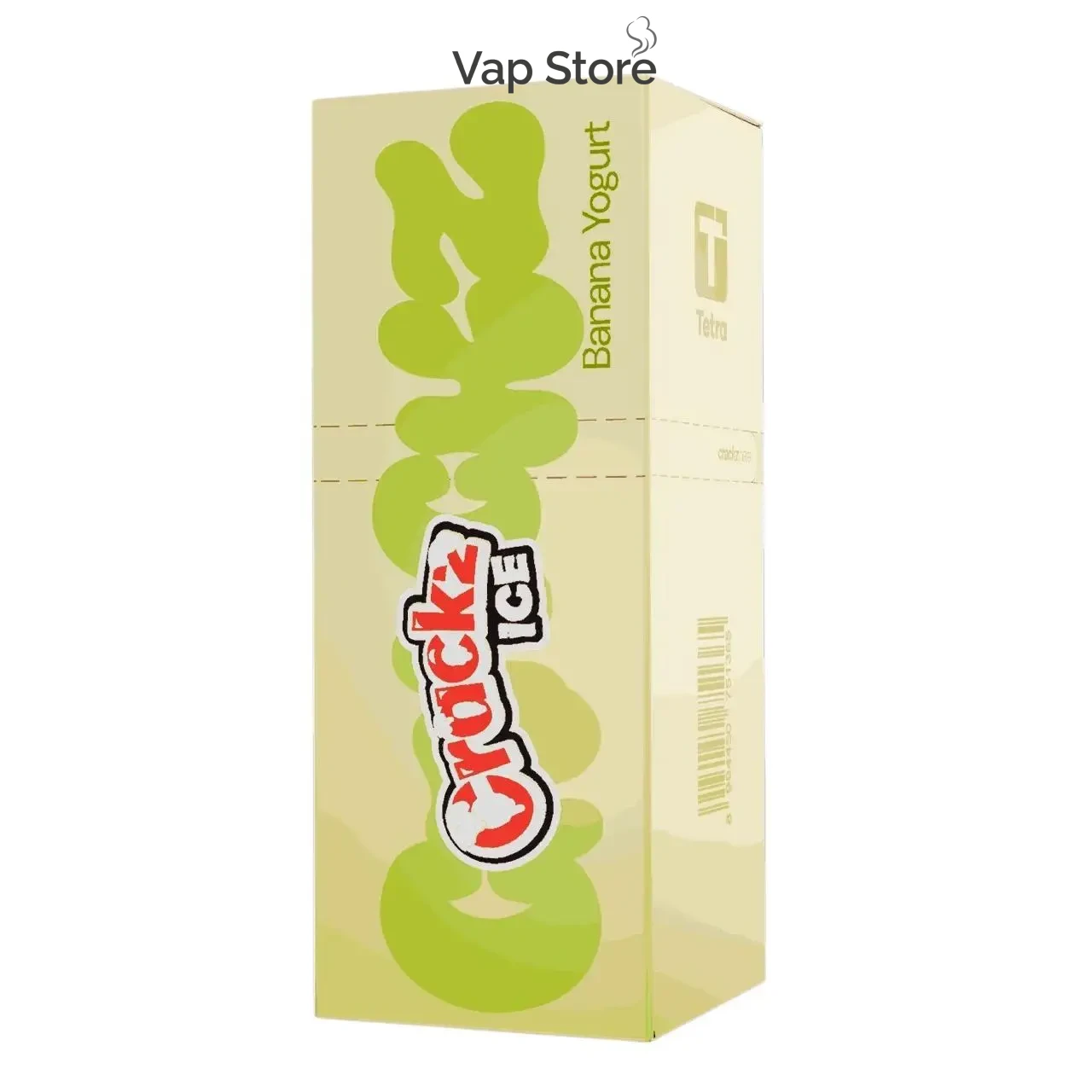 Liquid Salt Nic Crackz Ice Yoghurt Banana 30ml 25mg by Tetra - Beli di Vap Store