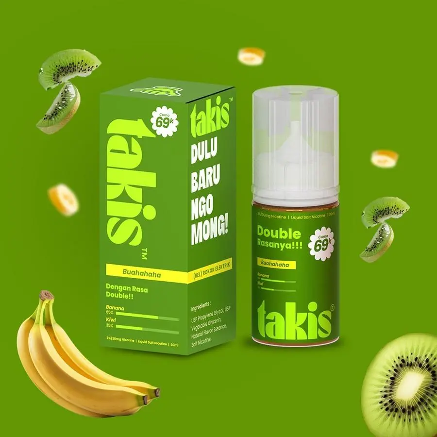 Liquid Takis Banana Kiwi Salt Nic 30ml - Beli di Vap Store