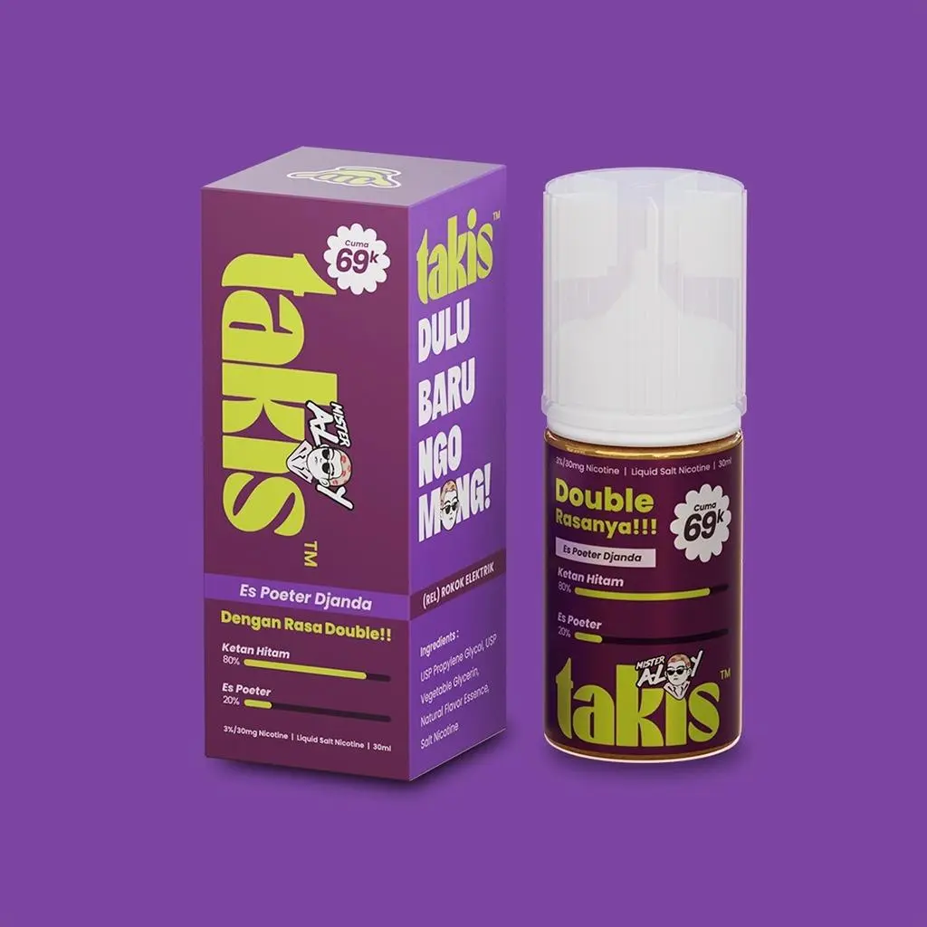 Liquid Takis Es Poeter Ketan Hitam Salt Nic 30ml - Beli di Vap Store