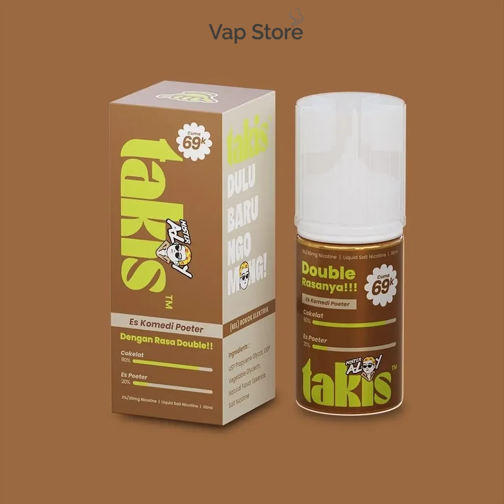 Liquid Takis Es Puter Coklat Salt Nic 30ml 30 MG