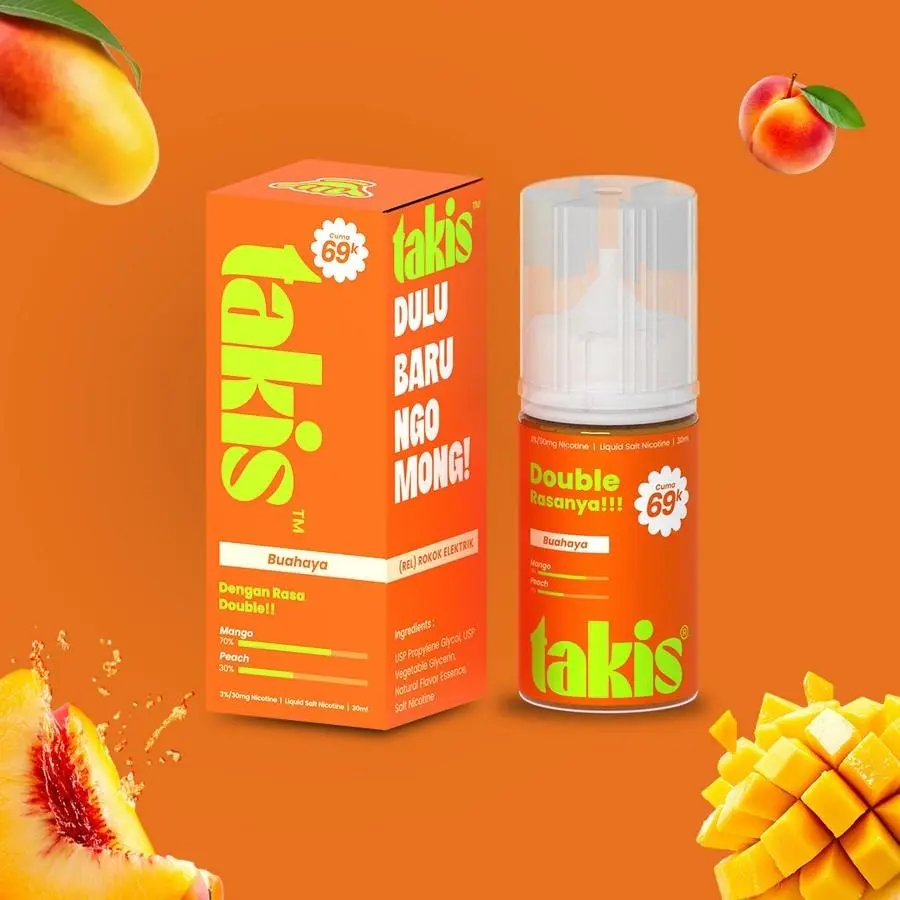 Liquid Takis Mango Peach Salt Nic 30ml - Beli di Vap Store
