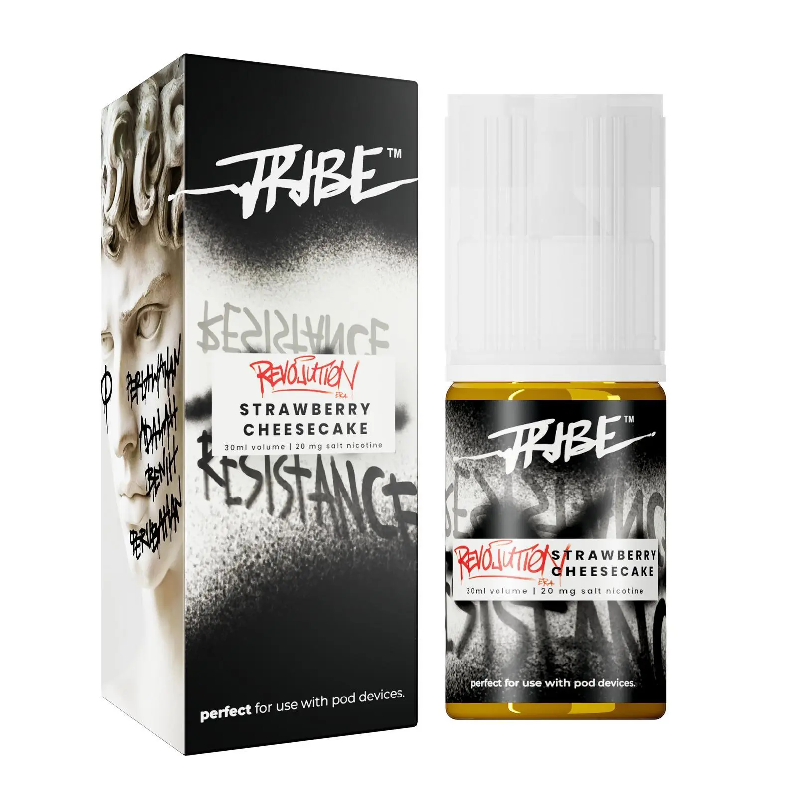 Liquid Tribe Strawberry Cheesecake Salt Nic 30ml - Harga & Spesifikasi