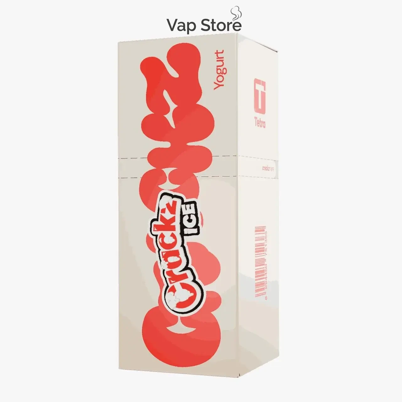 Liquid Vape Crackz Ice Yoghurt Original Salt Nic 30ml 25mg by Tetra - Foto Produk Vap Store