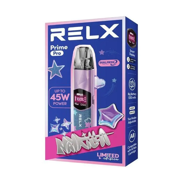 Relx Prime Pro Pod Kit - Harga & Spesifikasi
