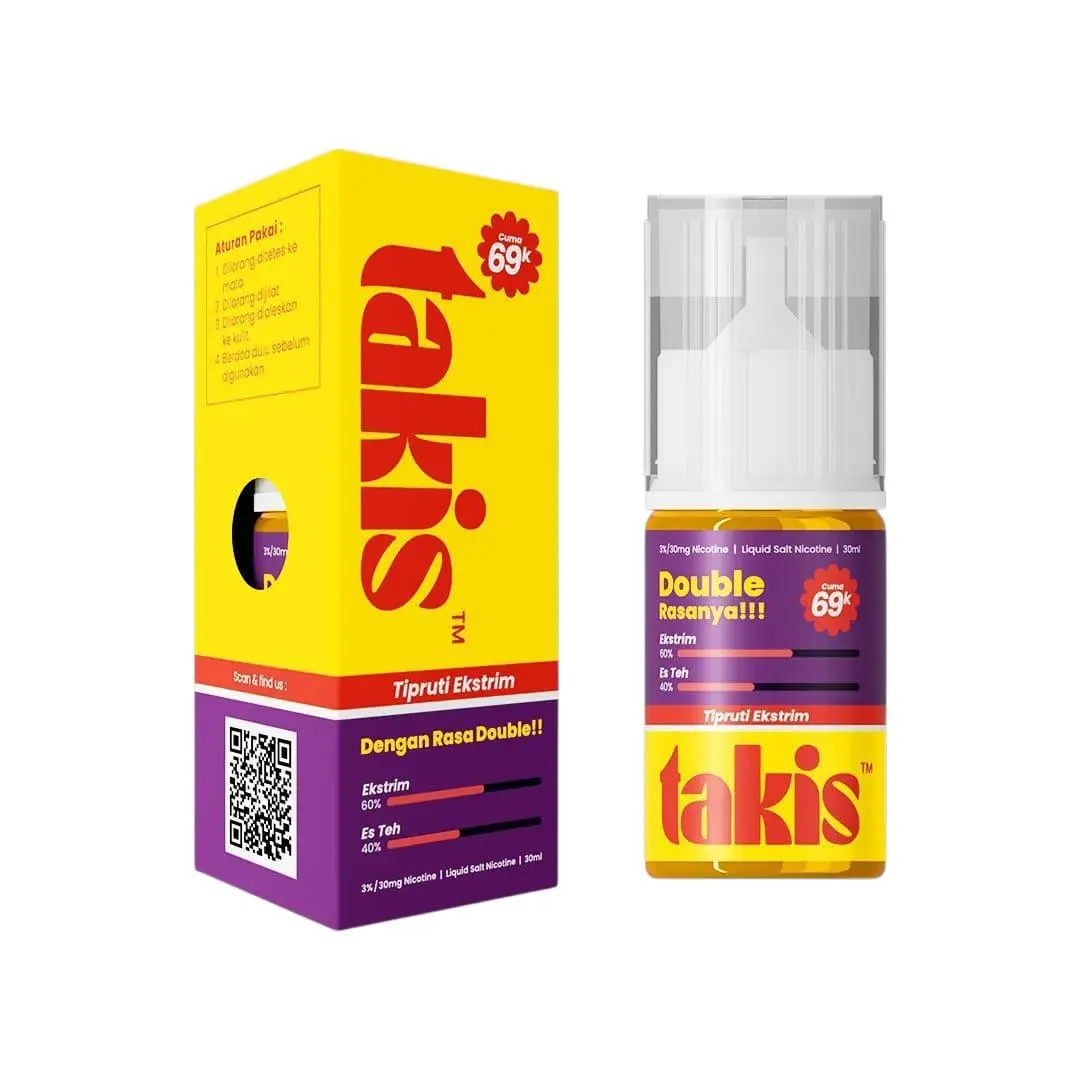 Takis Liquid Ekstrim Es Teh Tipruti Series Salt Nic 30ml - Foto Produk Vap Store