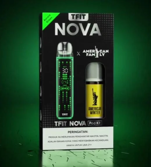 Vape Siap Ngebul TFIT NOVA KIT X American Winter Mango